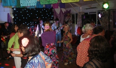 Party  at the village hall